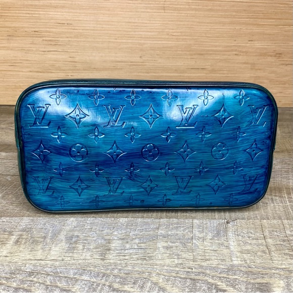 Louis Vuitton Redyed Vernis Houston Tote Vintage Designer Handbag Purse - Picture 6 of 17